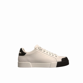 Erl Sneakers Dolce & Gabbana White Leather Logo Portofino Sneakers Shoes