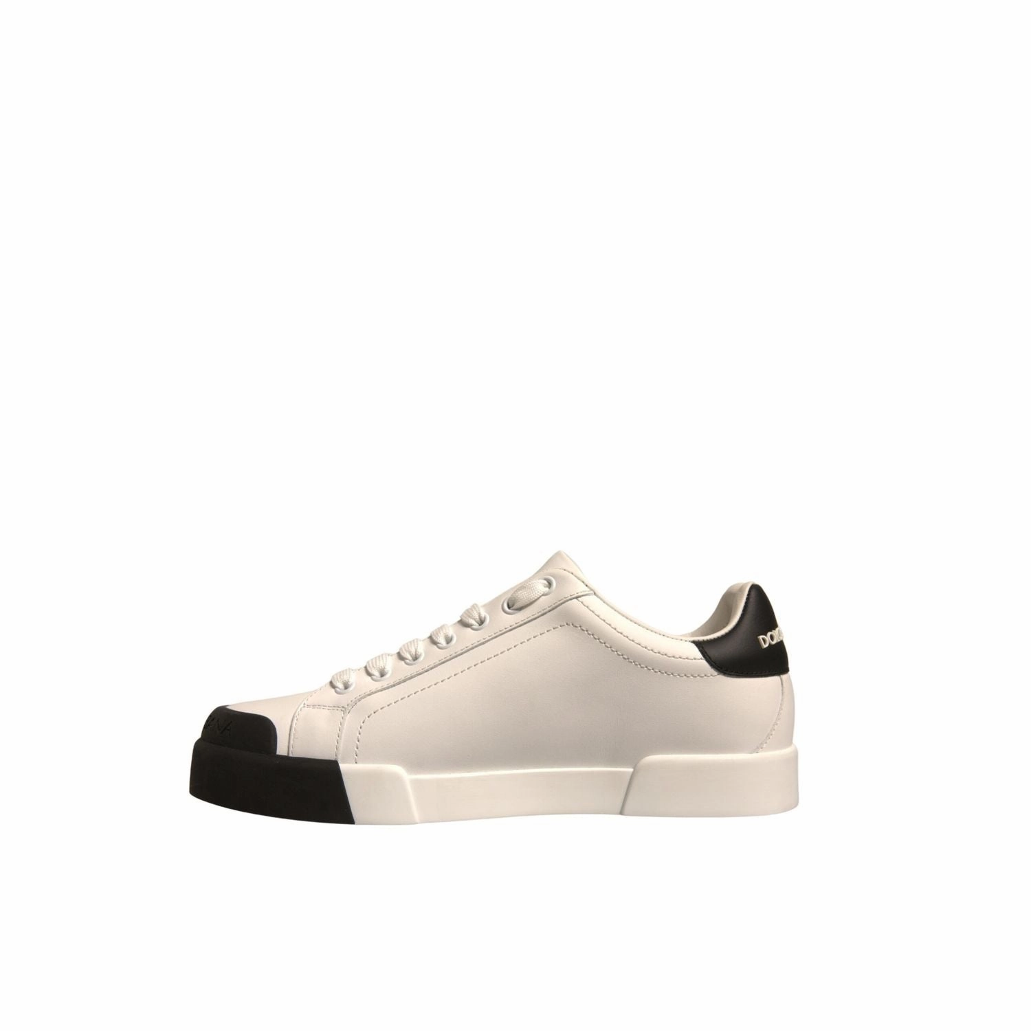 Dolce & Gabbana White Leather Logo Portofino Sneakers Shoes Travis Sneakers