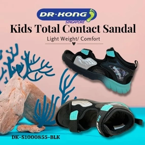 Sandals With Thick Soles DR.KONG KIDS TOTAL CONTACT SANDALS DK-S1000855-BLK