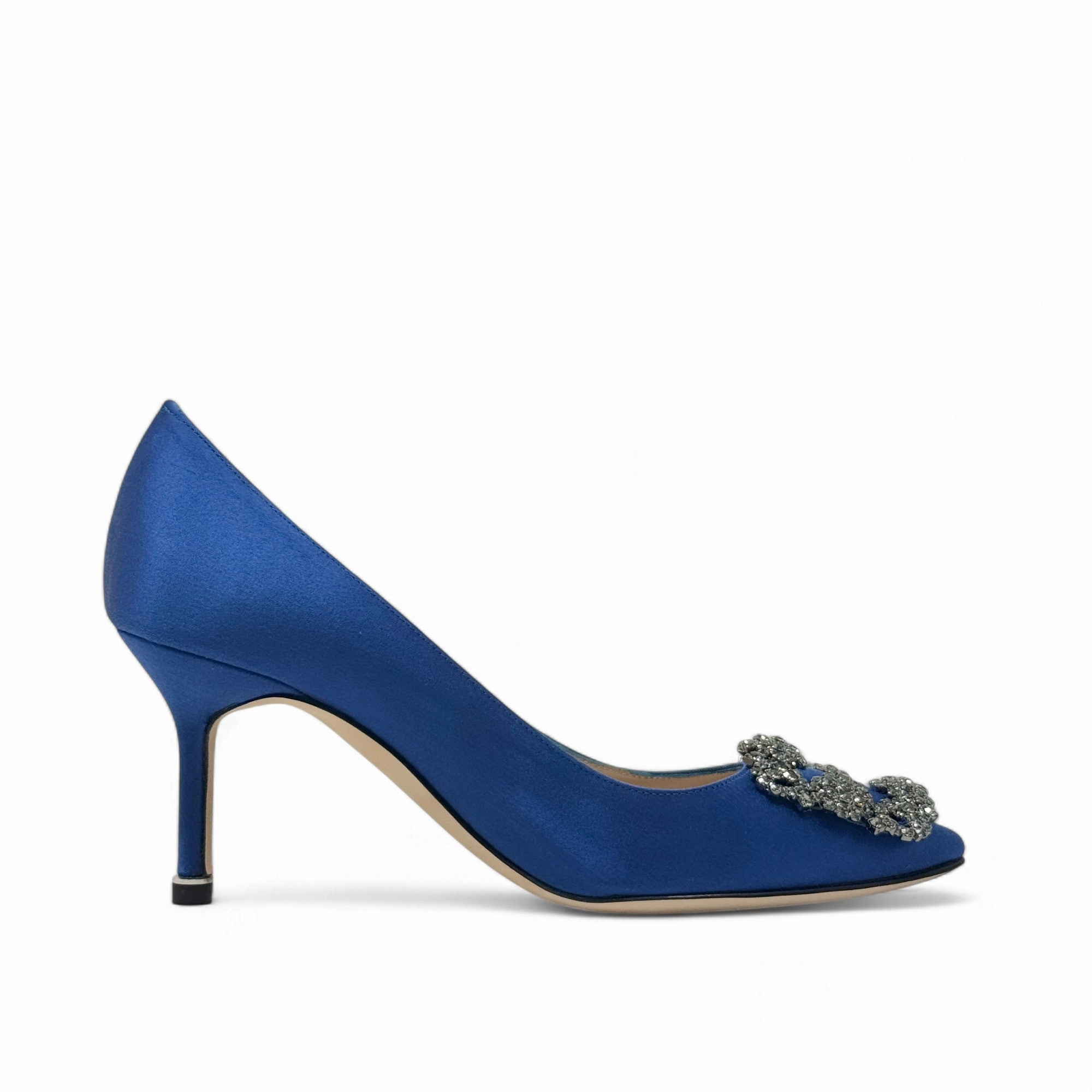 Friday Deal Running Shoes Manolo Blahnik Blue Hangisi Pumps 36