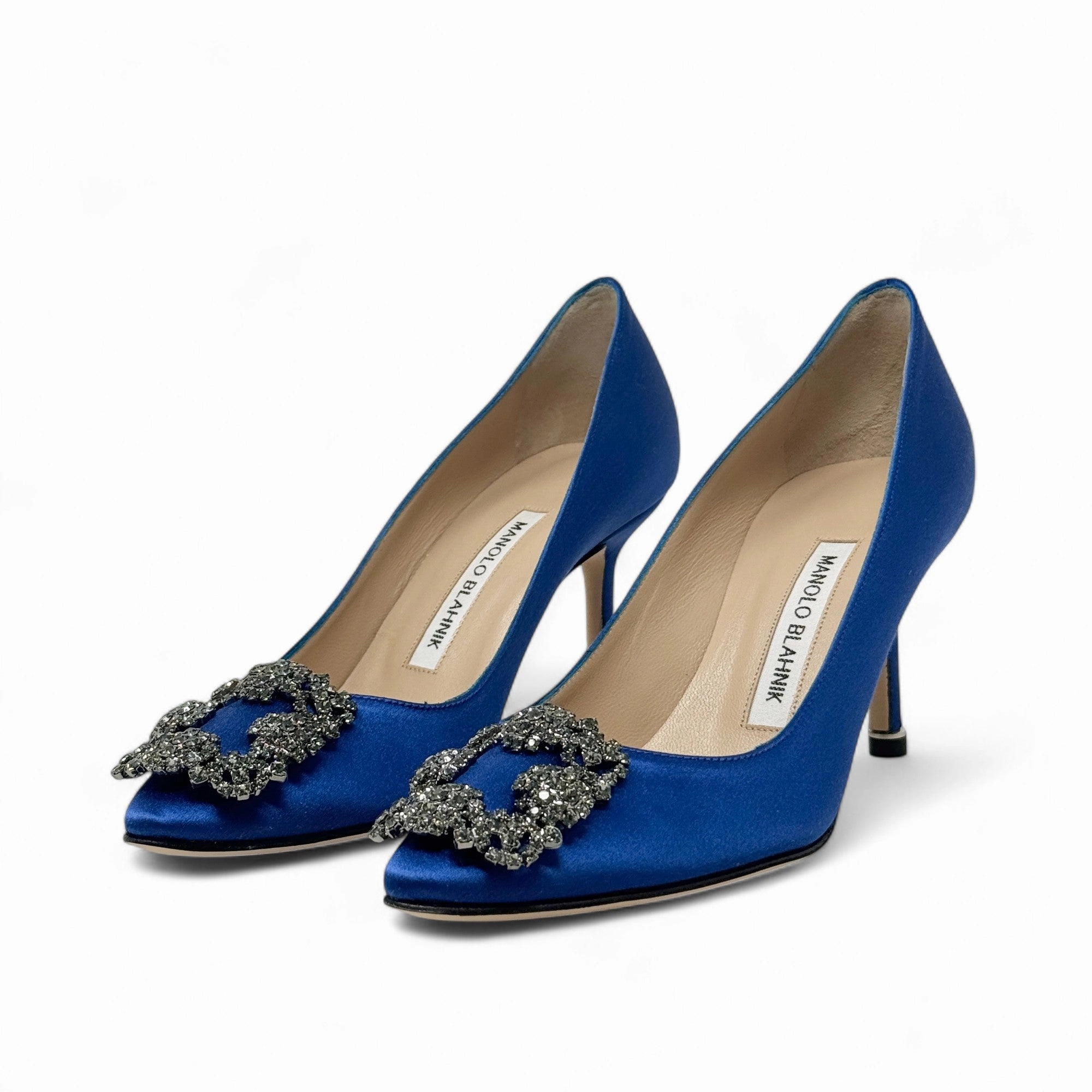 Best Shoes For Running And Lifting Manolo Blahnik Blue Hangisi Pumps 36