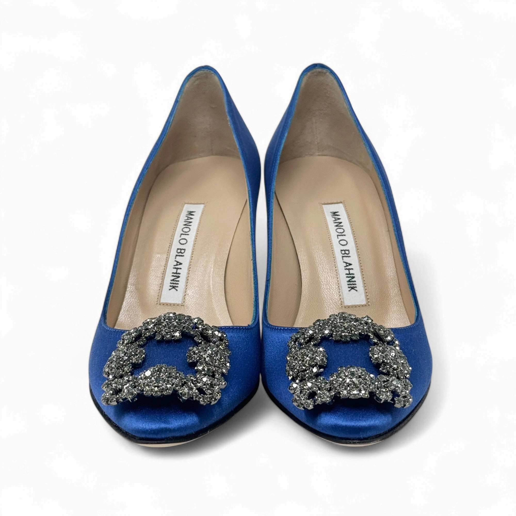 Manolo Blahnik Blue Hangisi Pumps 36 Best 10k Running Shoes