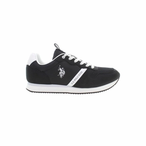 Next Casual Shoes U.S. POLO ASSN. Black Polyester Men Sneaker