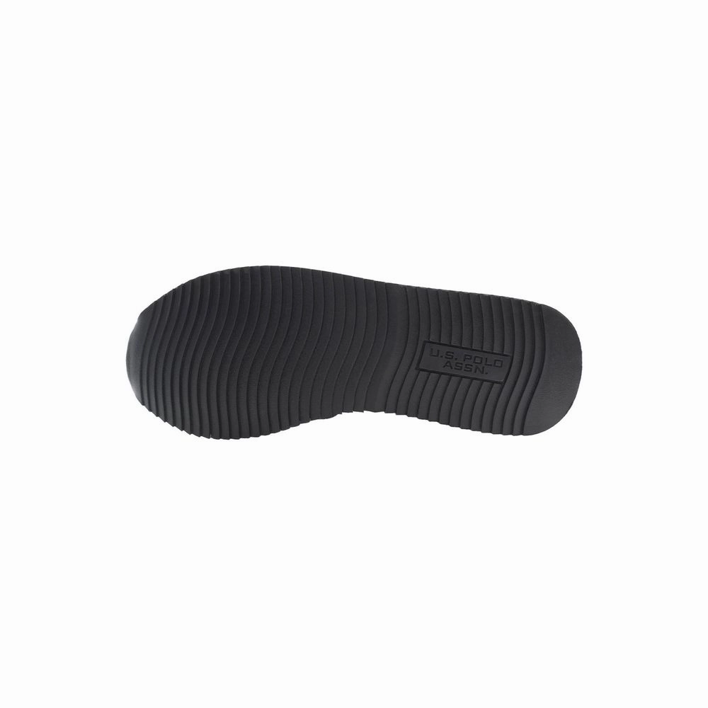 U.S. POLO ASSN. Black Polyester Men Sneaker Air Force I Shadow Casual Shoes