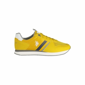 U.S. POLO ASSN. Yellow Polyester Men Sneaker Ballet Flat Sneakers