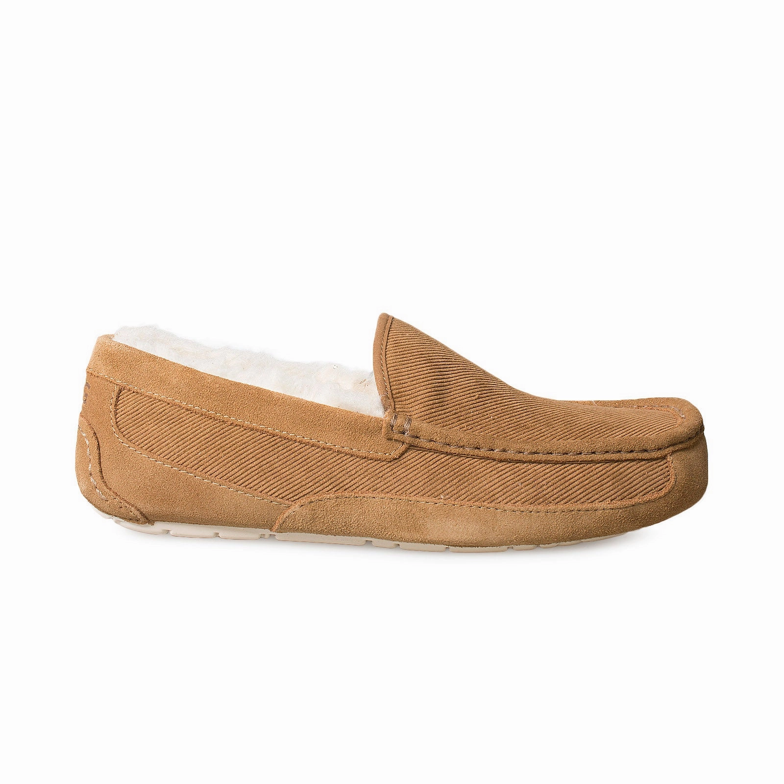 Comfiest Slippers UGG Ascot Corduroy Chestnut Slippers - Men's
