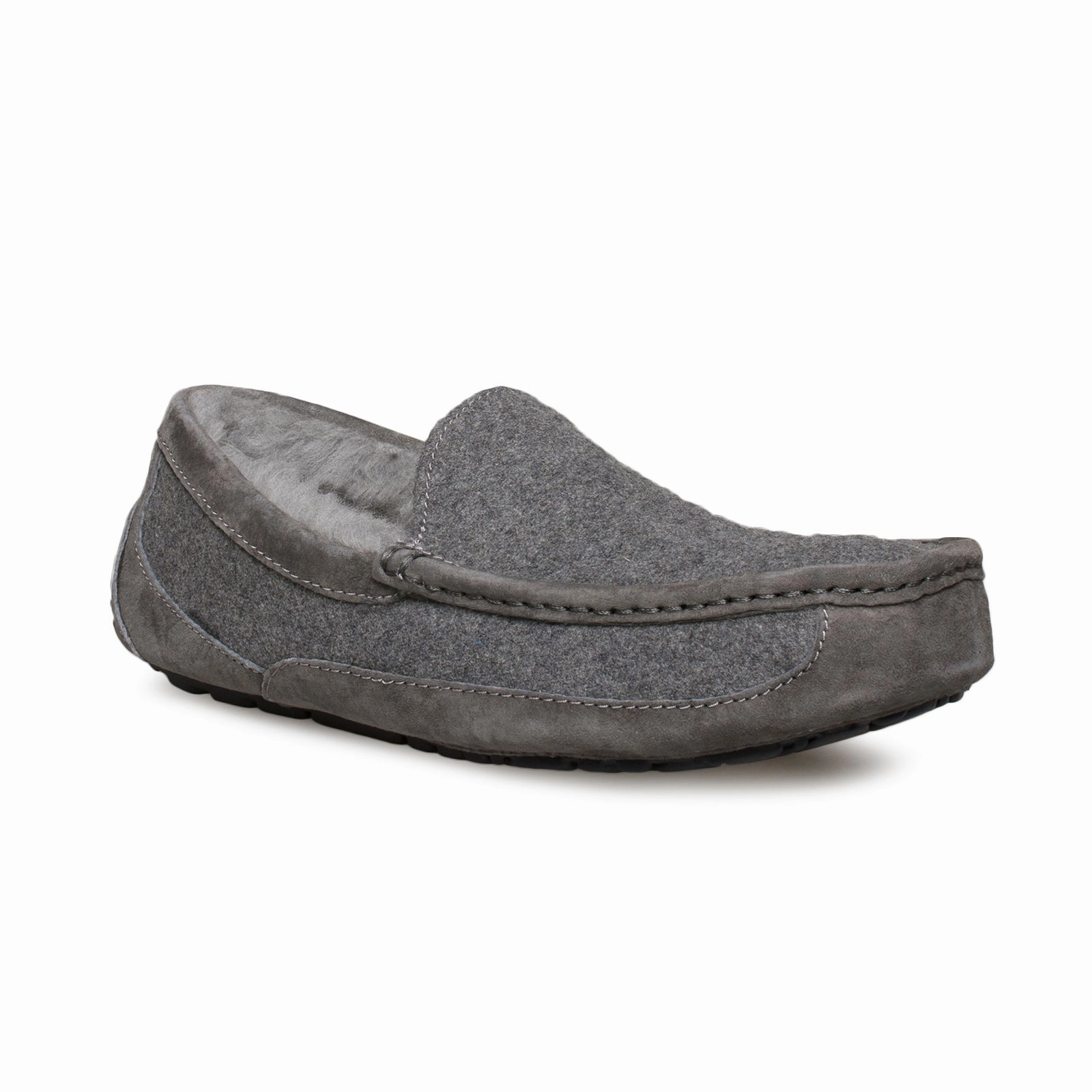 UGG Ascot Wool Metal Slippers - Men's Kaegreel Slippers