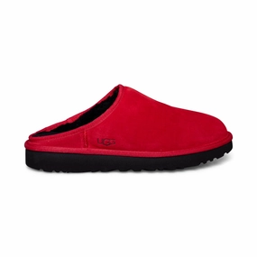 Oakleaf Hydrangea Ruby Slippers UGG Classic Slip On Samba Red Slippers - Men's