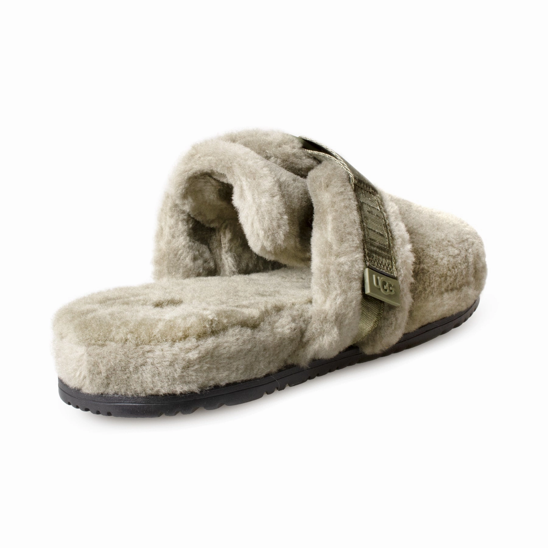 Slippers Clip Art UGG Fluff It Burnt Olive Slippers - Men's