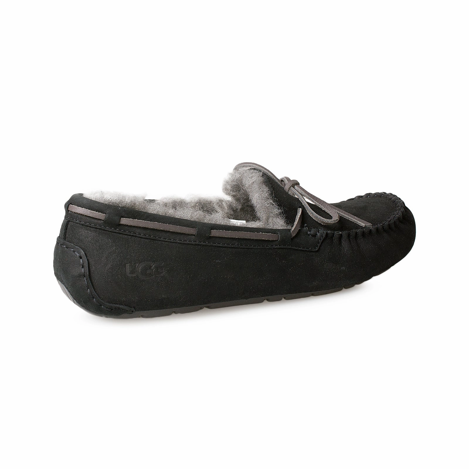 Slippers From Wizard Of Oz UGG Olsen Black Leather Slippers - Men's