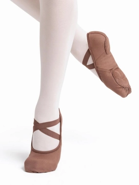 Smile Face Slippers Capezio Hanami Ballet Slipper Mocha 2037W