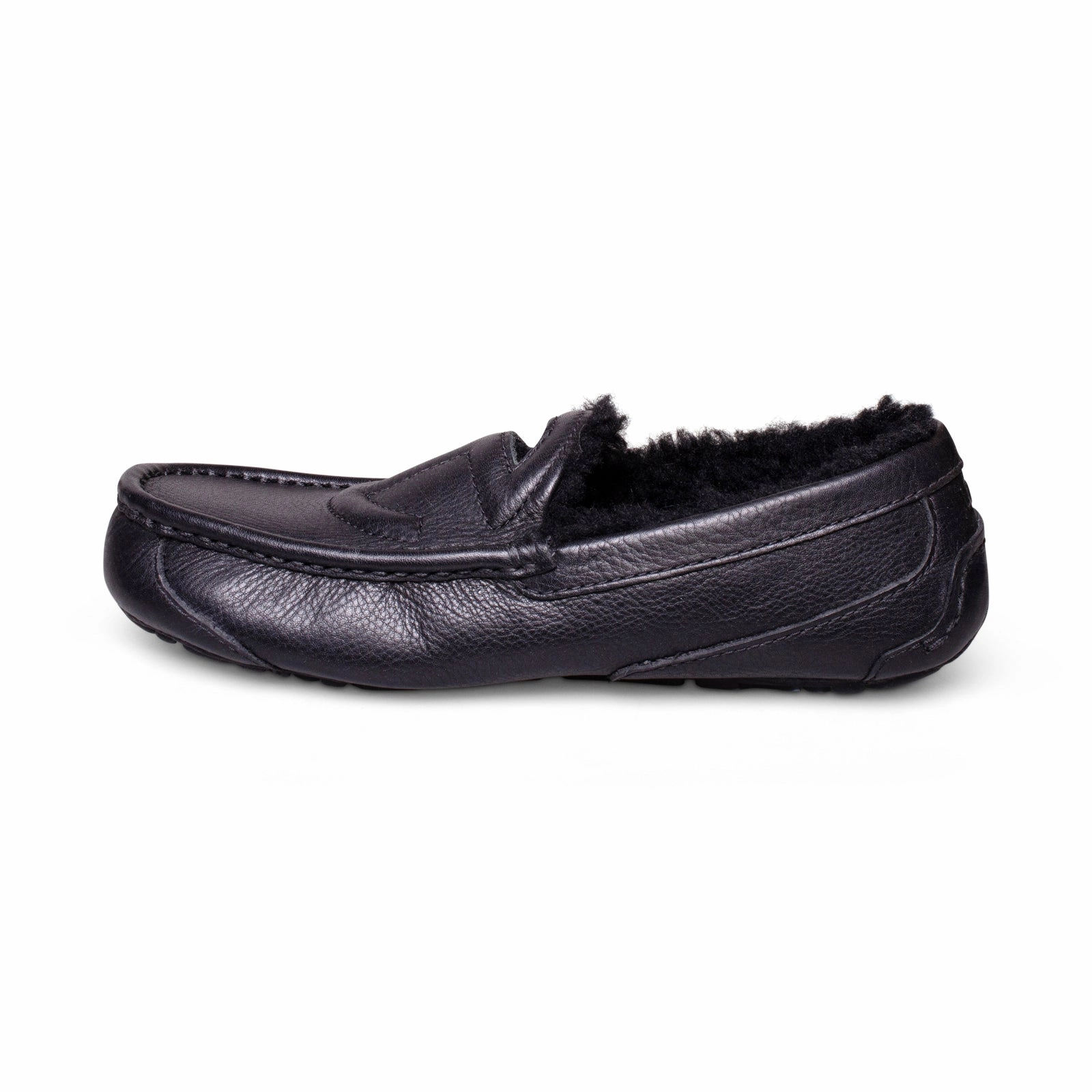 Wide Width House Slippers UGG x Telfar Logo Loafer Black Slippers - Men's