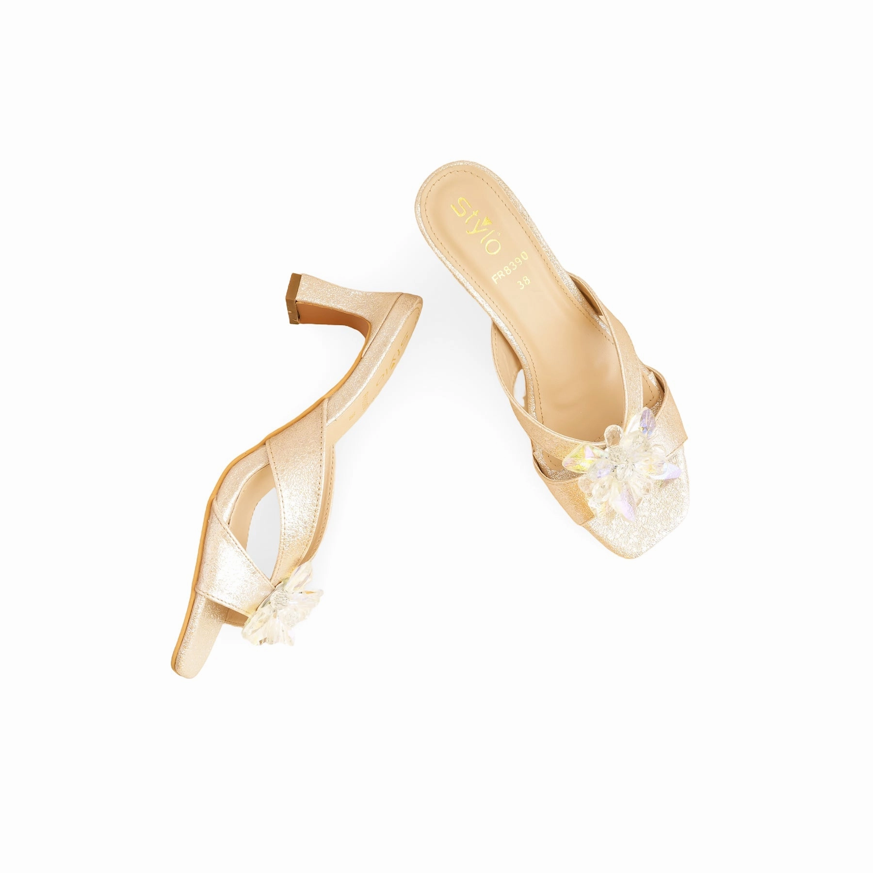 Uwabaki Slippers Golden Formal Slipper FR8390