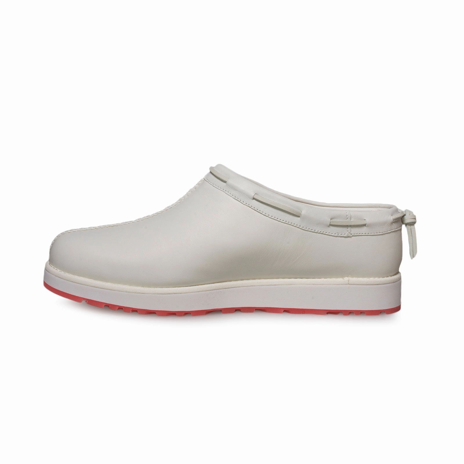 UGG Tasman Sundae White Red Slippers - Men's Velvet Slippers Tuxedo