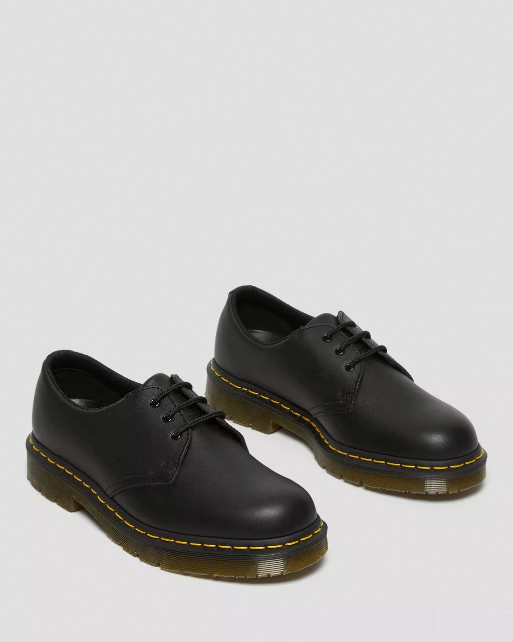 Loafers Women Doc Martens UNISEX 1461 SLIP RESISTANT LEATHER OXFORD SHOES (BLACK INDUSTRIAL FULL GRAIN)