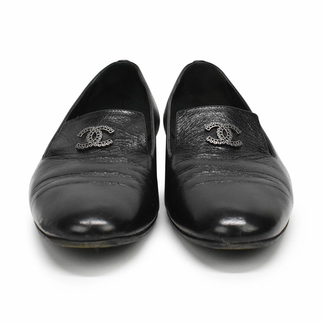 Chanel 'Smoking Slipper' Loafers - Women's 37 Summer Charms Walk Suede Loafers