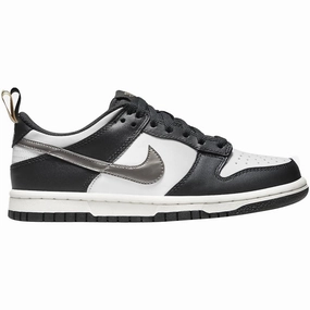 Nike Dunk Low Black White Metallic (GS) Asics Shoes Novak Djokovic