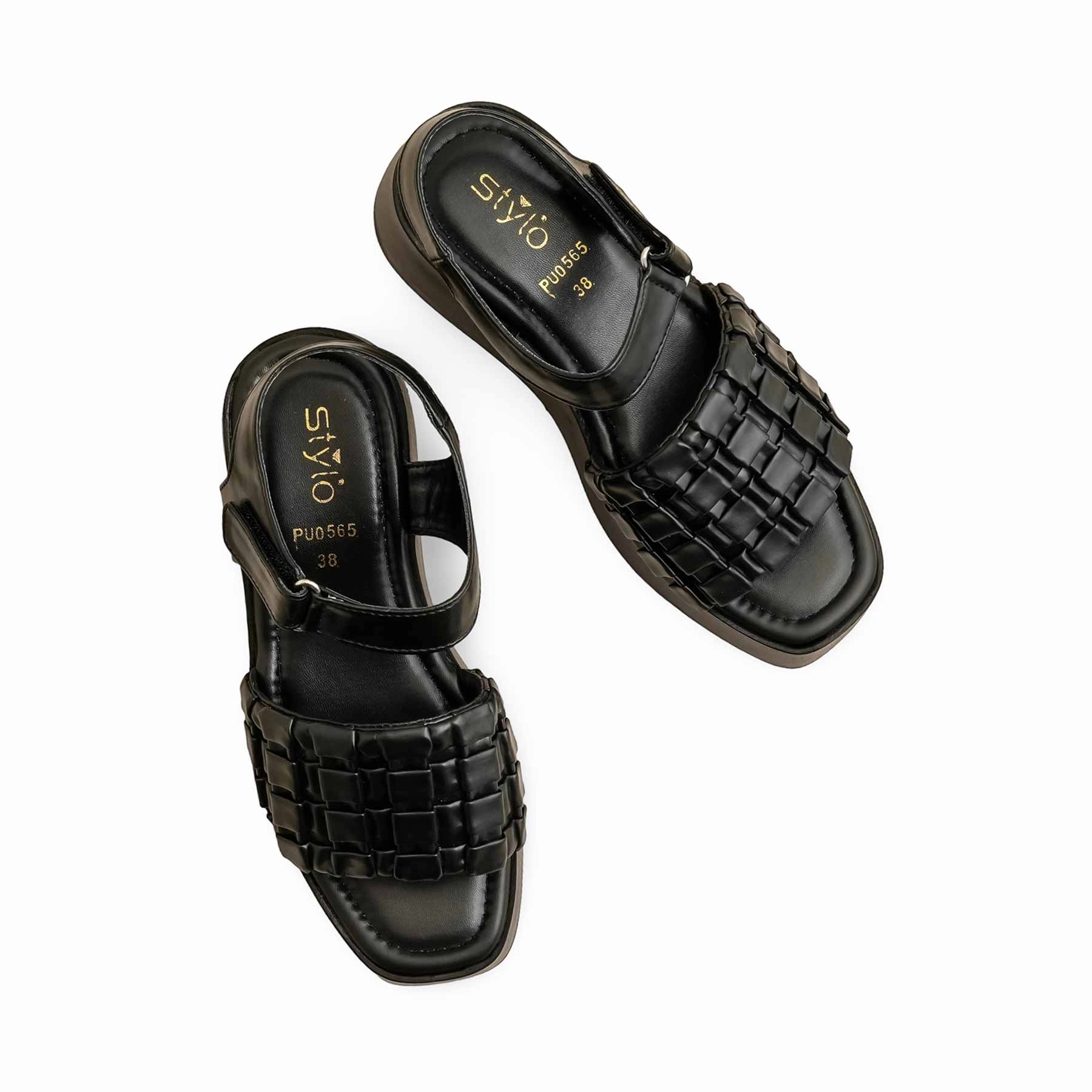 Black Formal Sandal PU0565 Snoop Dogg House Slippers