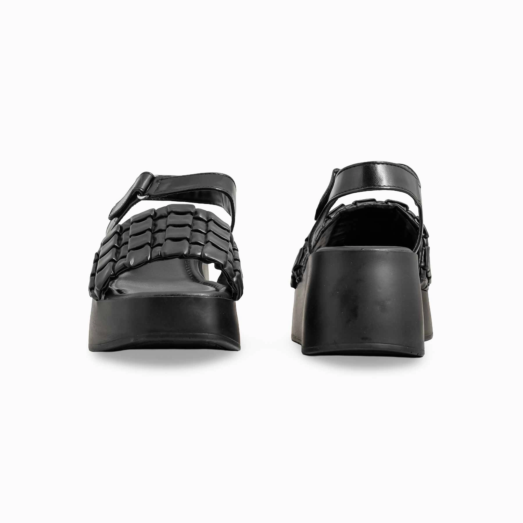 Black Formal Sandal PU0565 Cloud Nine Slippers