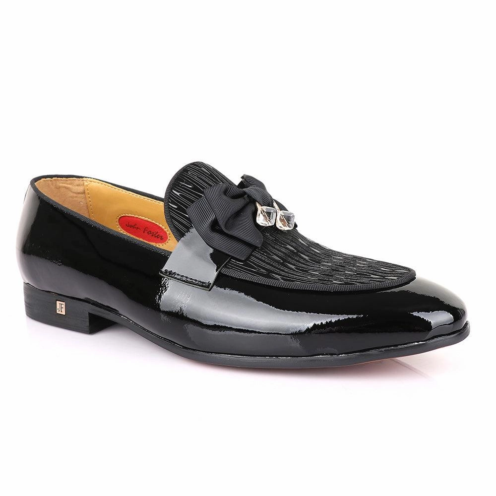 Church's Shoes Loafers John Foster Vero Cudio Glossy Black Leather Shoe