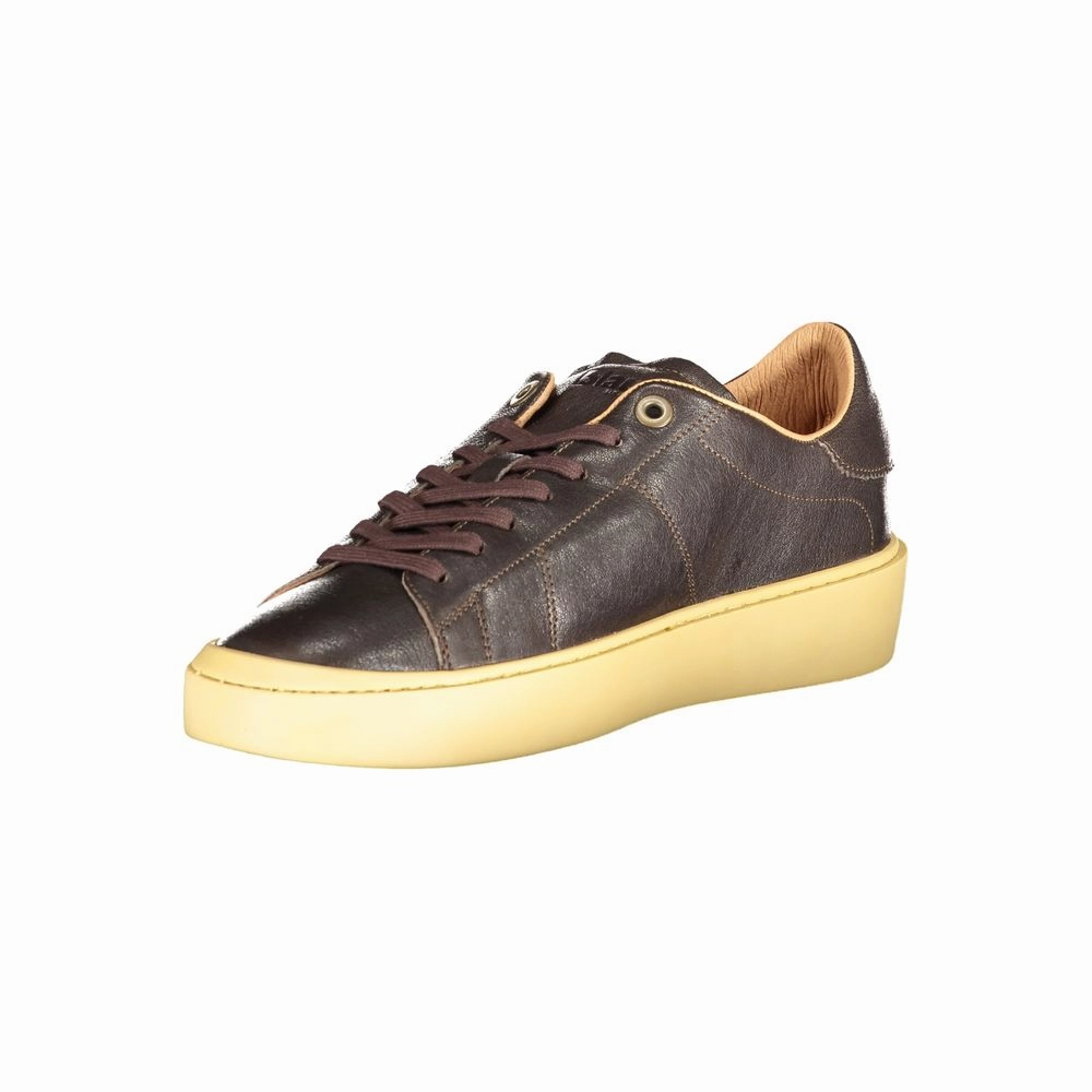 Sequins And Sneakers Blauer Brown Leather Men Sneaker