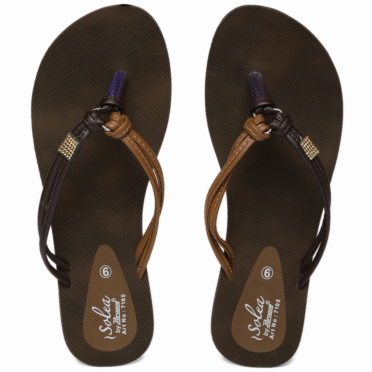 Paragon PU7105L Women Stylish Lightweight Flipflops | Comfortable soles| Casual & Trendy Slippers | Indoor & Outdoor Tinkerbell Flip Flops