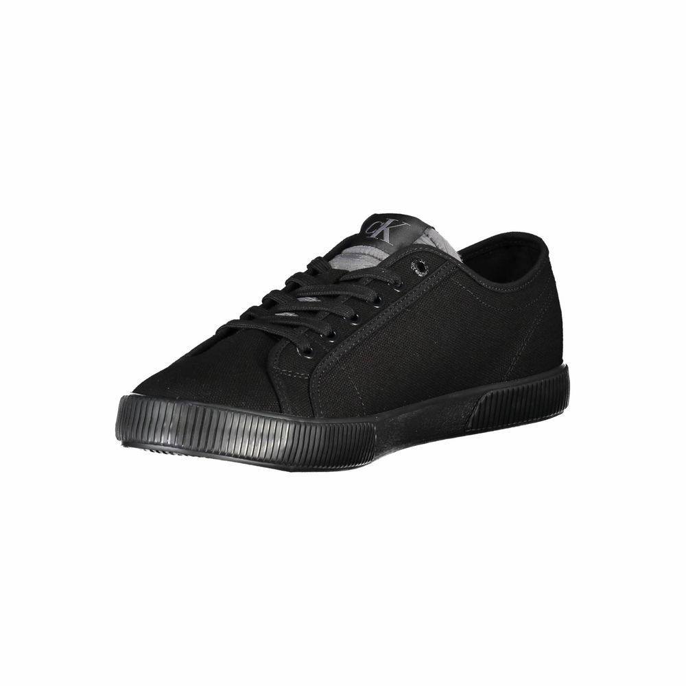 Good Walking Sneakers For Flat Feet Calvin Klein Black Cotton Men Sneaker