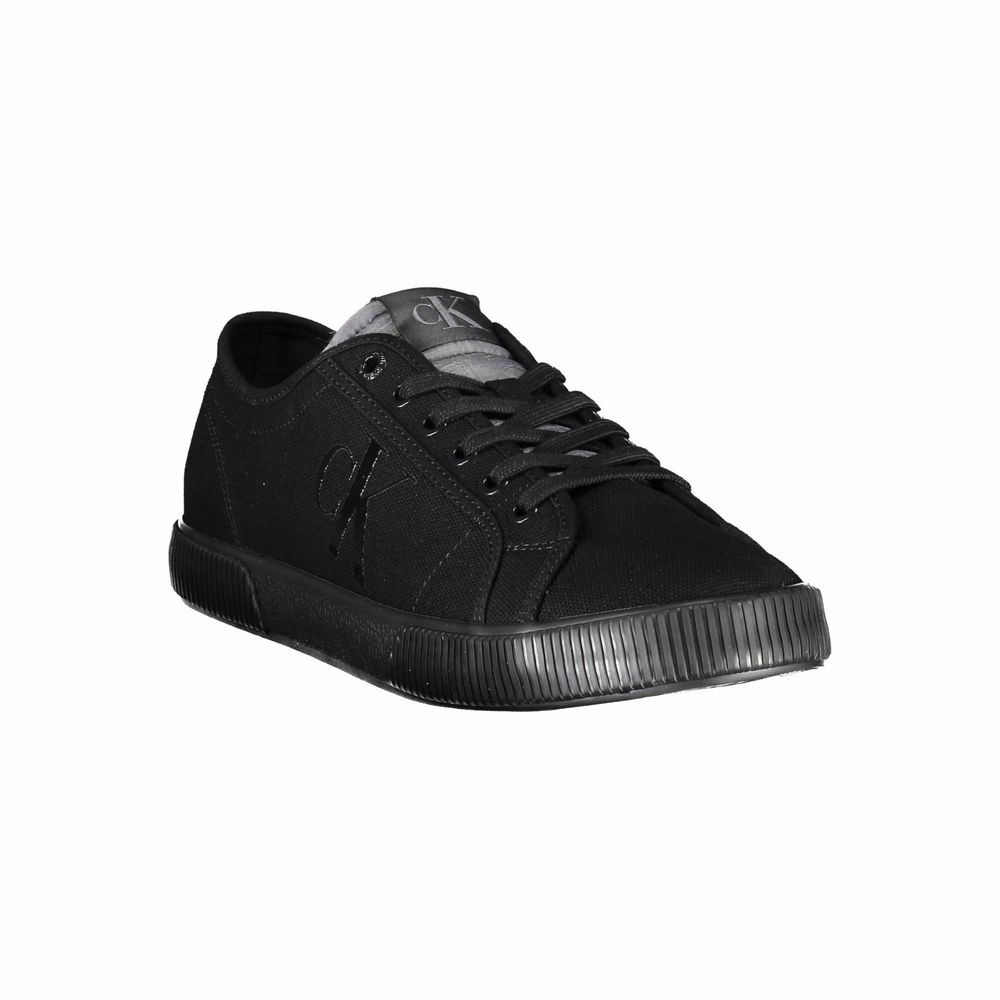 Rick Owens Geobasket Sneakers Calvin Klein Black Cotton Men Sneaker
