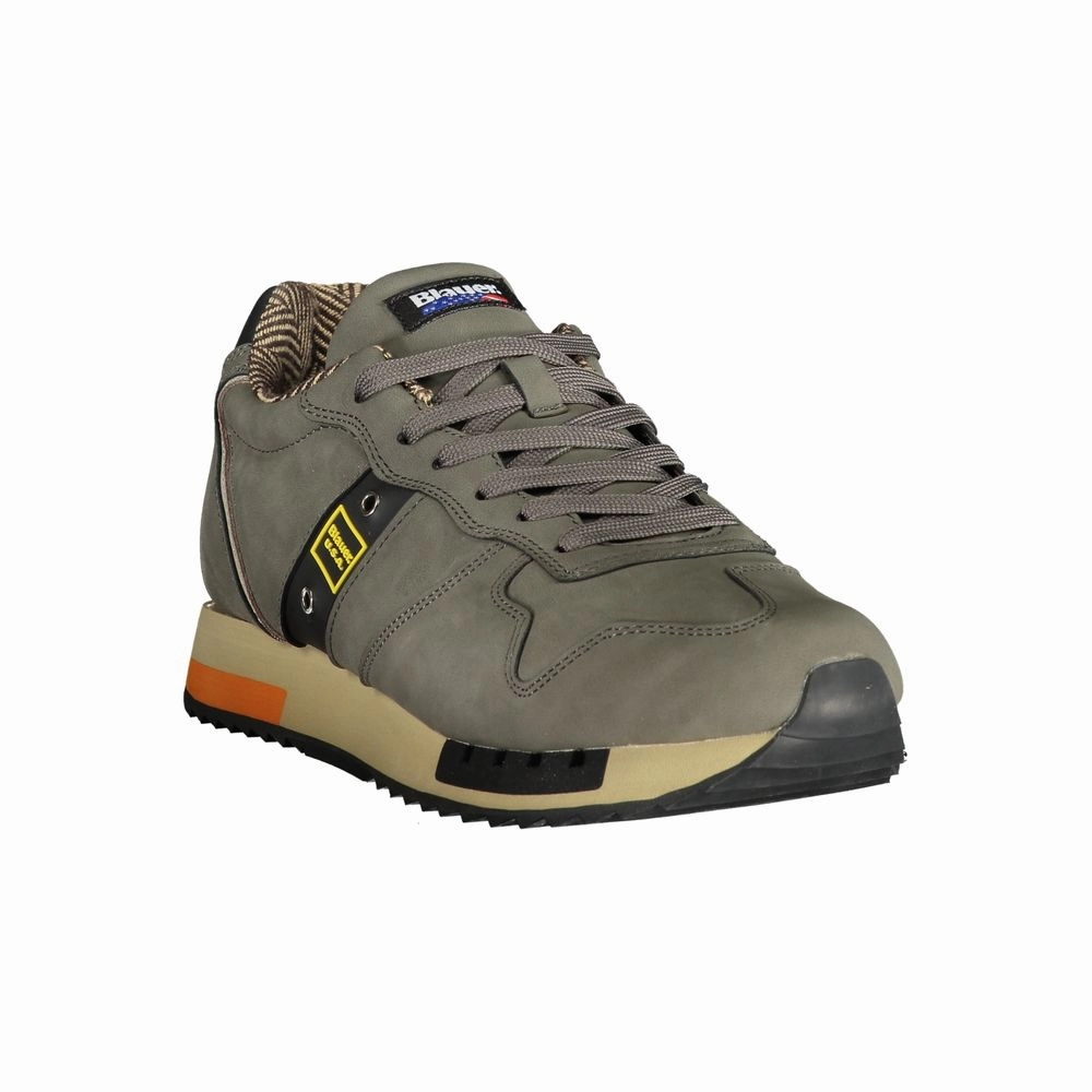 Trainer Sneakers Blauer Gray Polyethylene Men Sneaker
