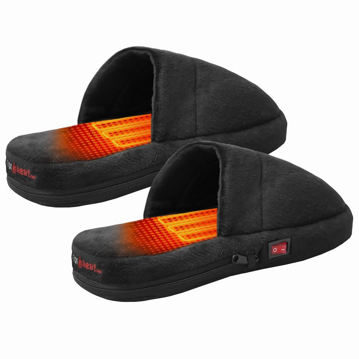 ActionHeat AA Battery Heated Slippers Beach Slippers