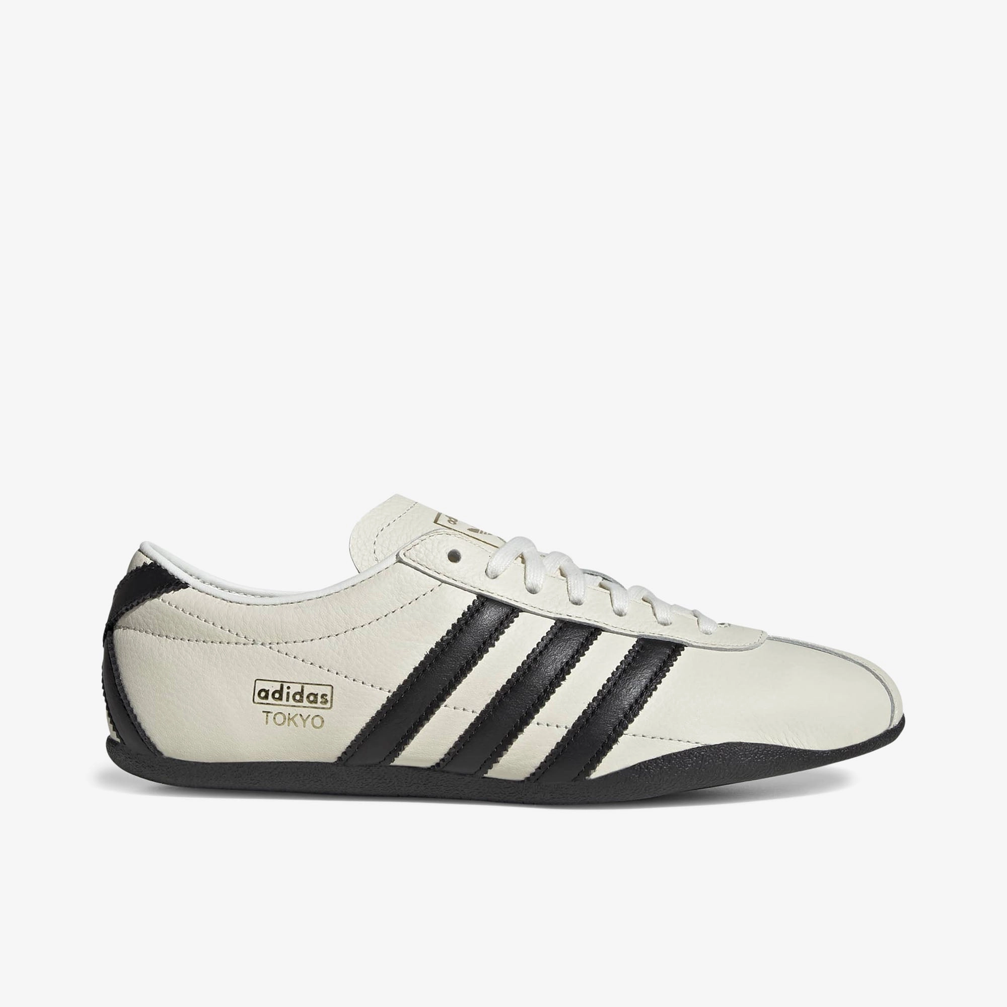 adidas Originals Women's Tokyo Off White / Core Black - Gold Adidas Tour 360 Golf Shoe