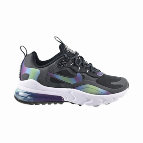 Asics Colourful Shoes Nike Air Max 270 React 20 "Bubble Pack" Big Kids' Shoes Dark Smoke Grey-Black