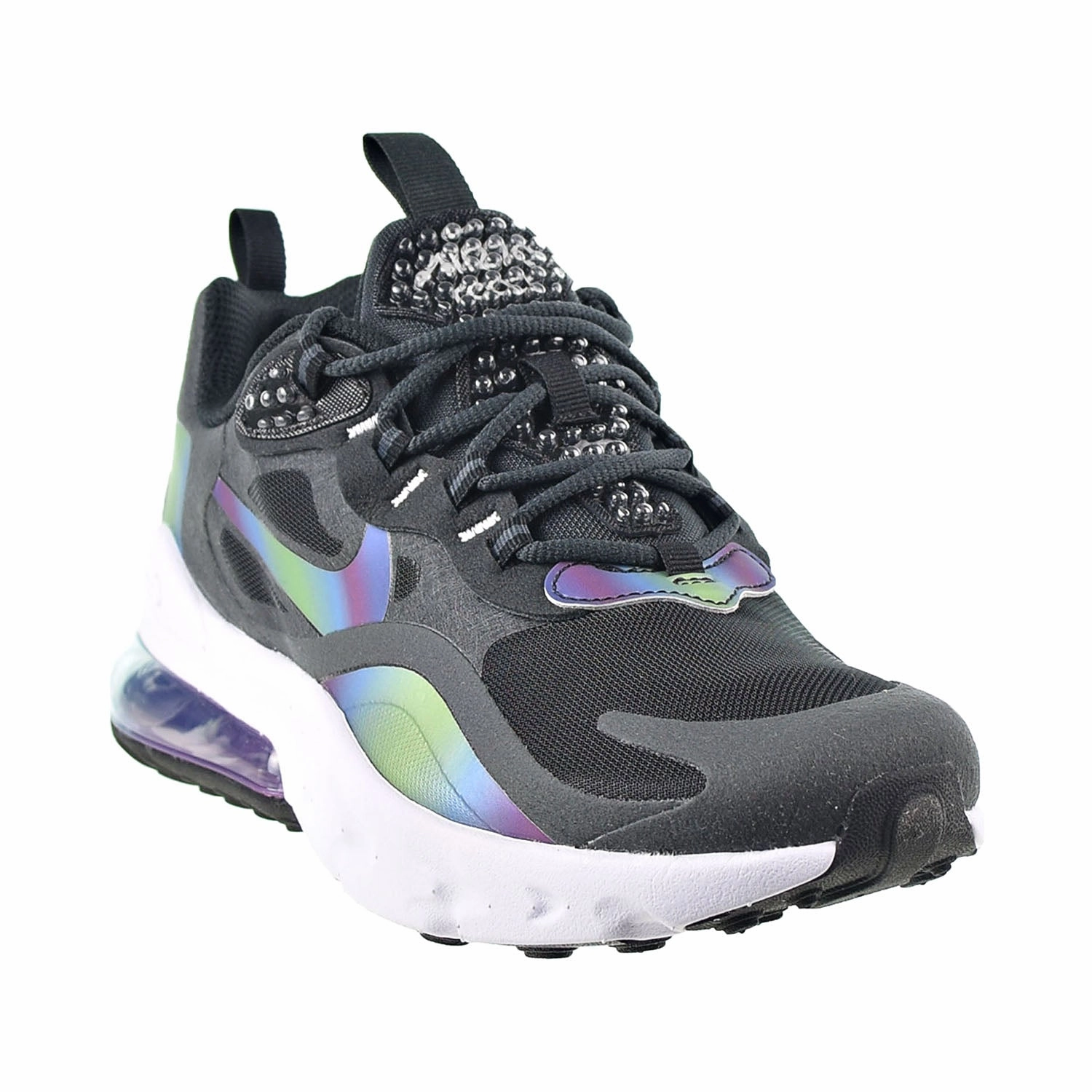 Asics Running Gel Shoes Nike Air Max 270 React 20 "Bubble Pack" Big Kids' Shoes Dark Smoke Grey-Black