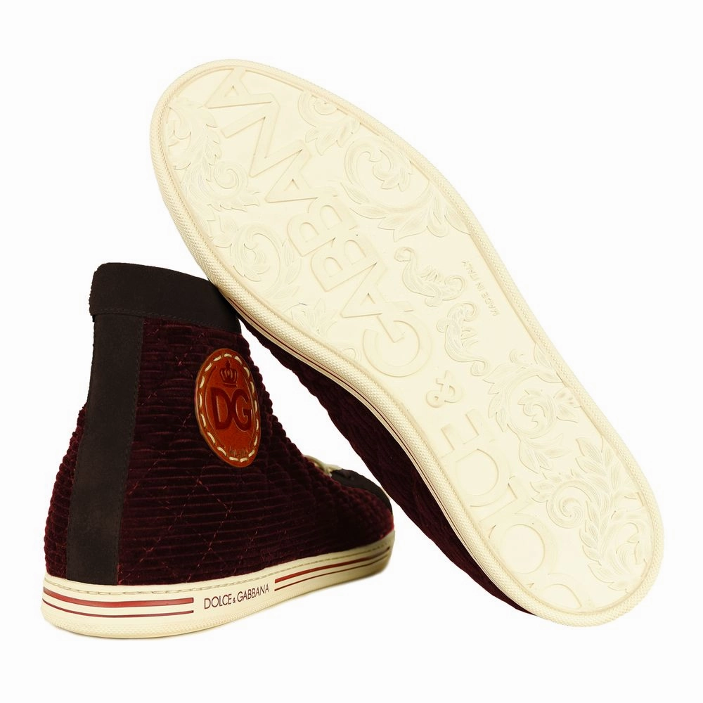 Martine Rose Sneakers Dolce & Gabbana Red Calfskin Sneaker