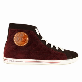 Dolce & Gabbana Red Calfskin Sneaker Kevin Hart Sneakers