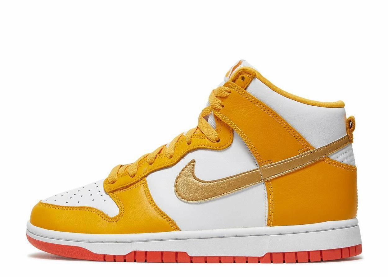 Nike Dunk High "University Gold Orange" Women's Asics Spikeless Golf Shoes