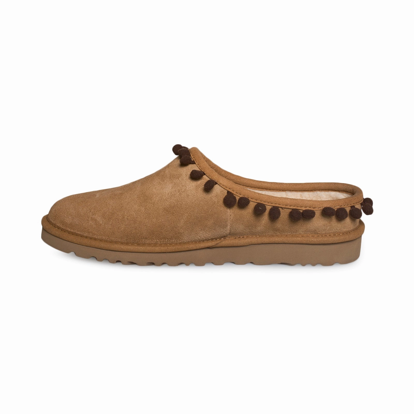 Reflexology Slippers UGG Darah Tassel Chestnut Slippers - Women's