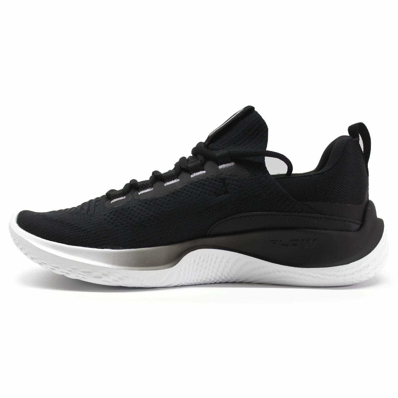 Under Armour Flow Dynamic Textile Synthetic Men's Black Black Low Top Trainers - UK 7 - US 8 Men - EU 41 Supine Running Shoes