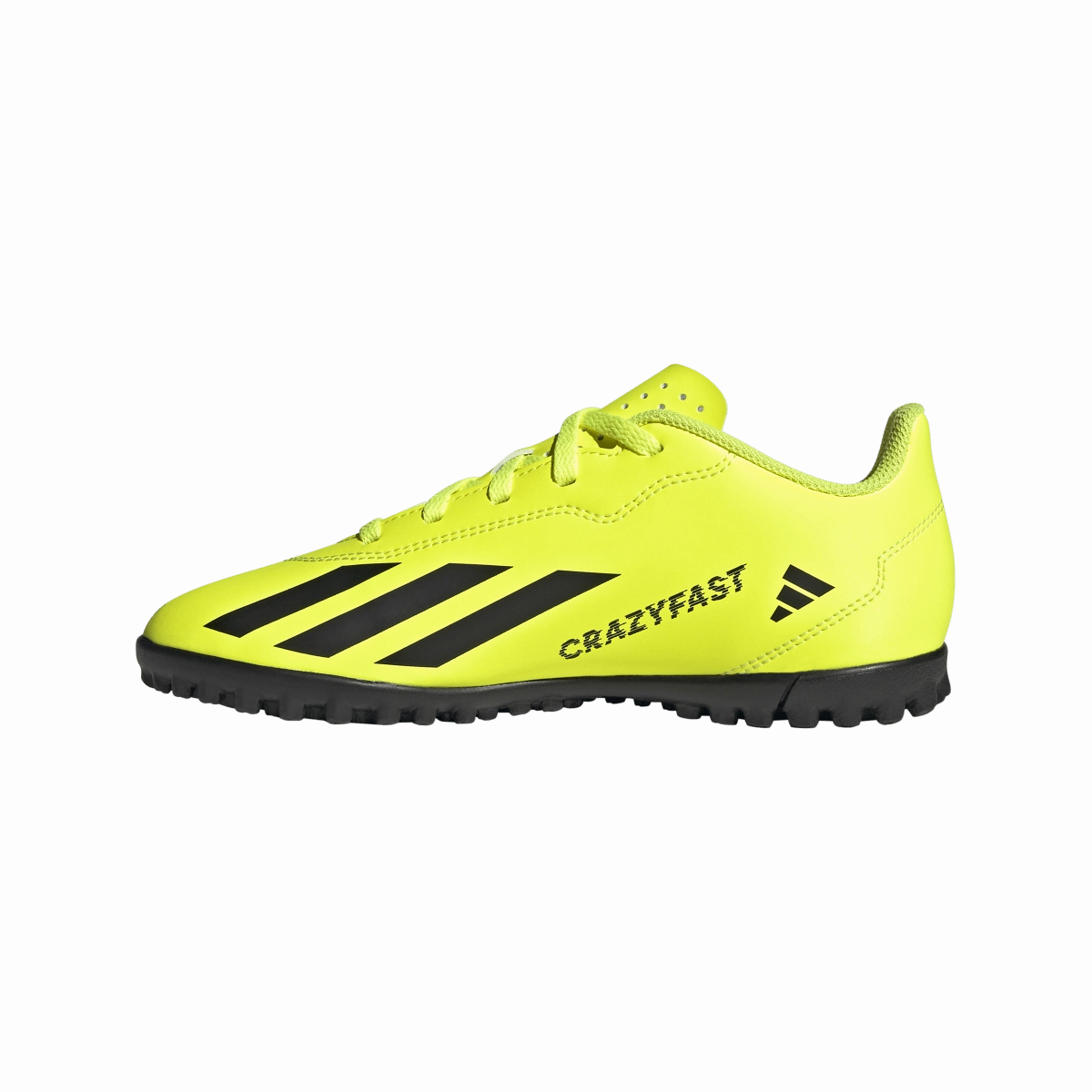 adidas X Crazyfast Club Turf Junior Soccer Shoes IF0707 Team Solar Yellow/Core Black/Cloud White Adidas Shoes Soccer Messi