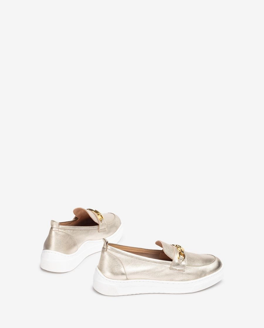 Sling Back Loafers UNISA FINDAY METALLIC SPORTY LOAFERS   COLOURS