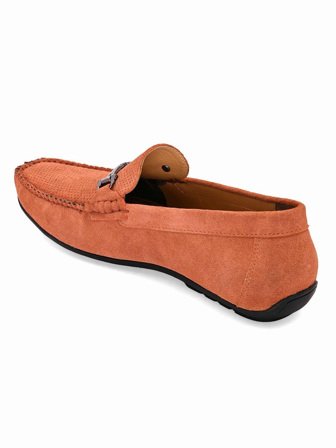 Stitch Peach Loafers Casual Dress Loafers