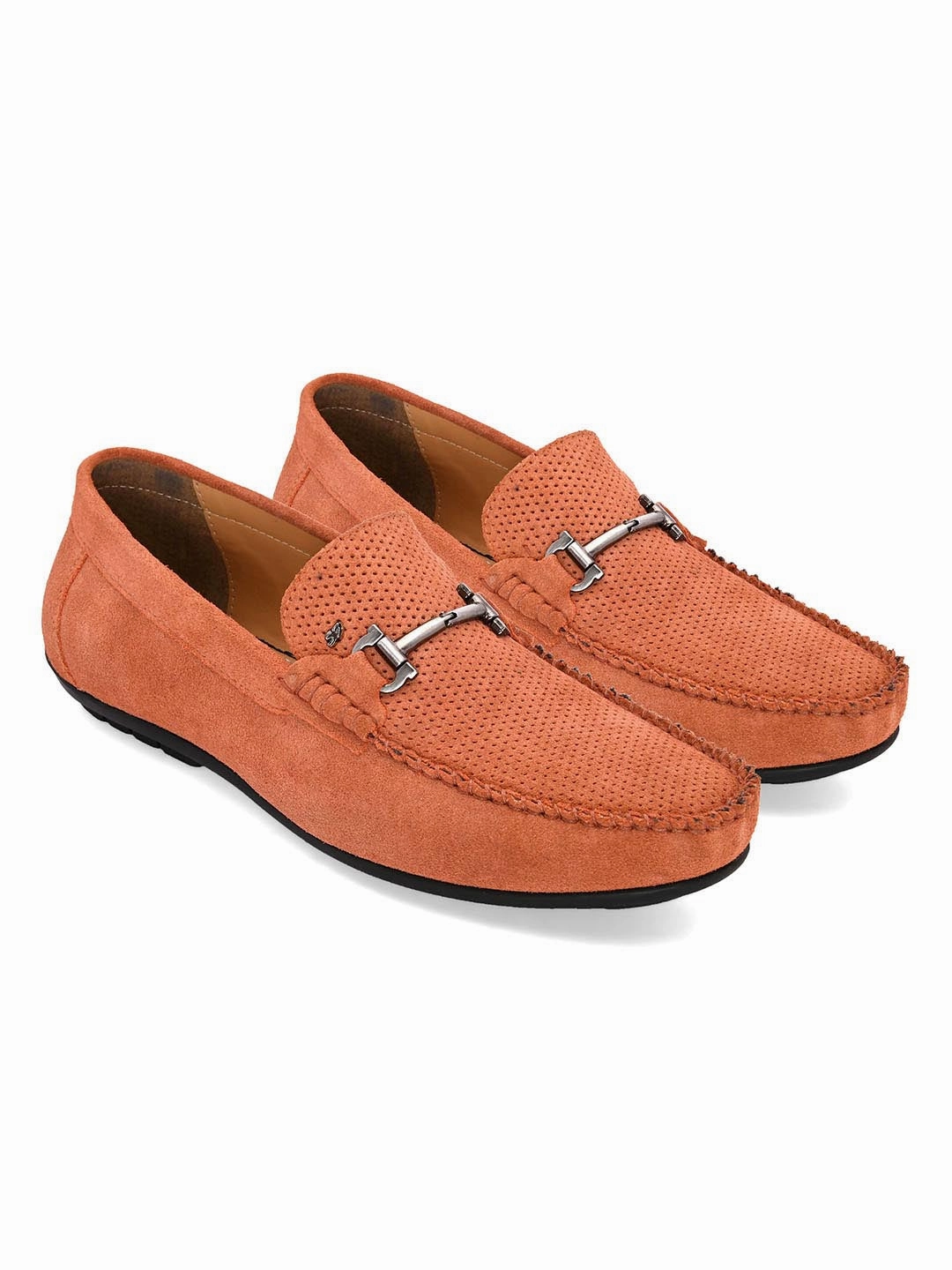 Stitch Peach Loafers Aeyde Loafers