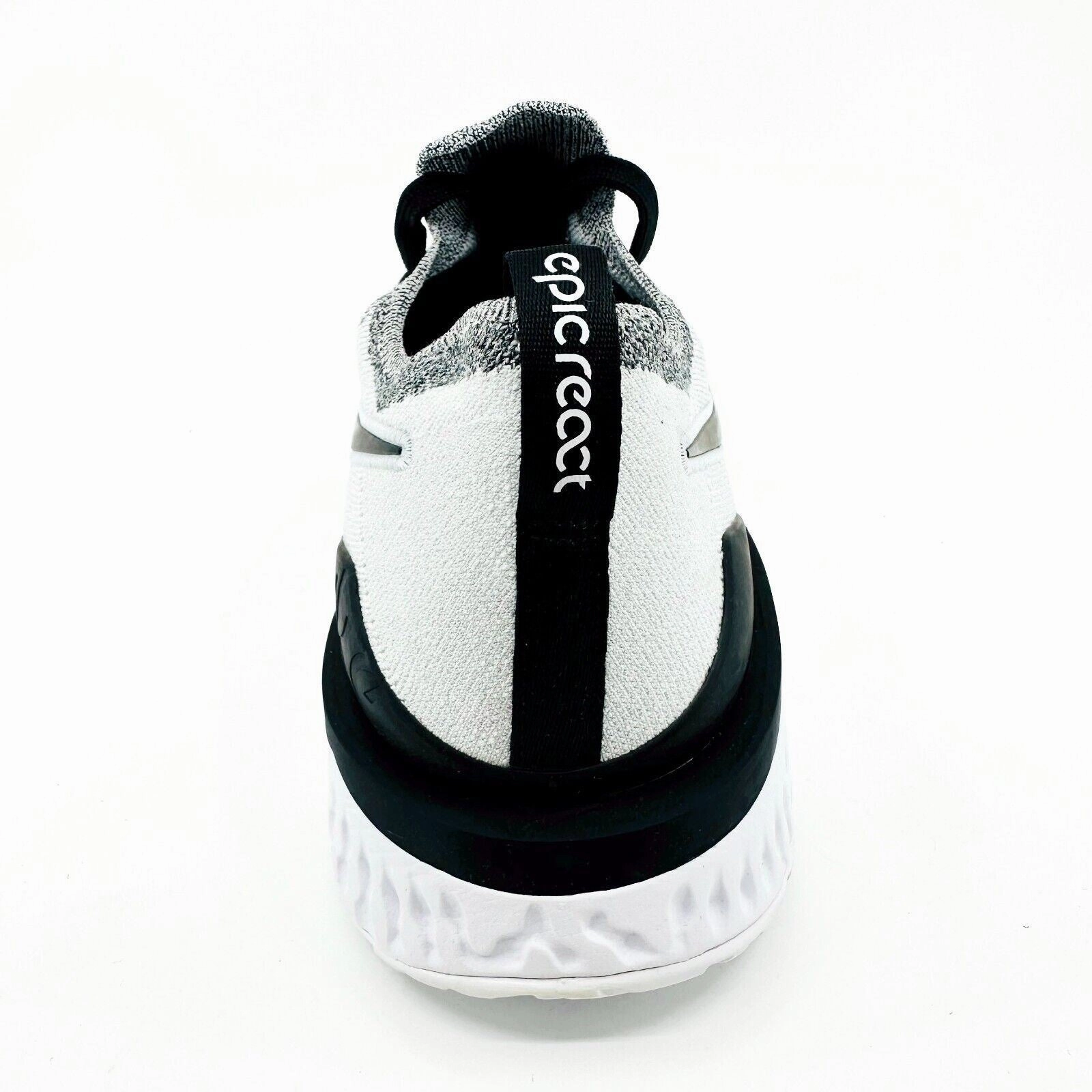Cheapest On Running Shoes Nike Epic React Flyknit 2 White Black Platinum Oreo Mens Running Sneaker