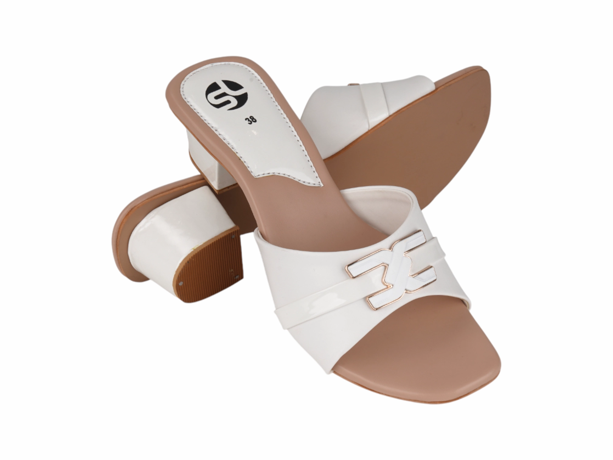 Ladies heel chappal 994975 Flat And Heel Shoes