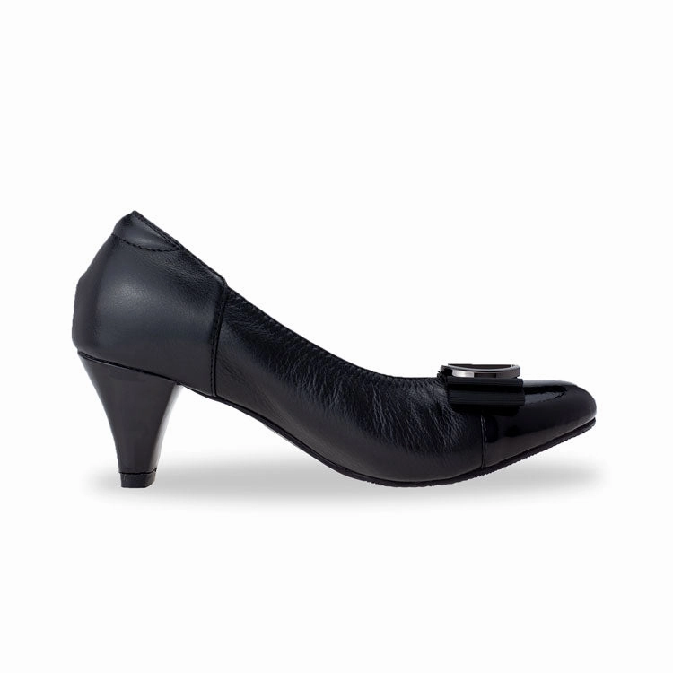 [Pre-Order] Classic Ribbon Court Shoes 2"inch [Office Wear Series]