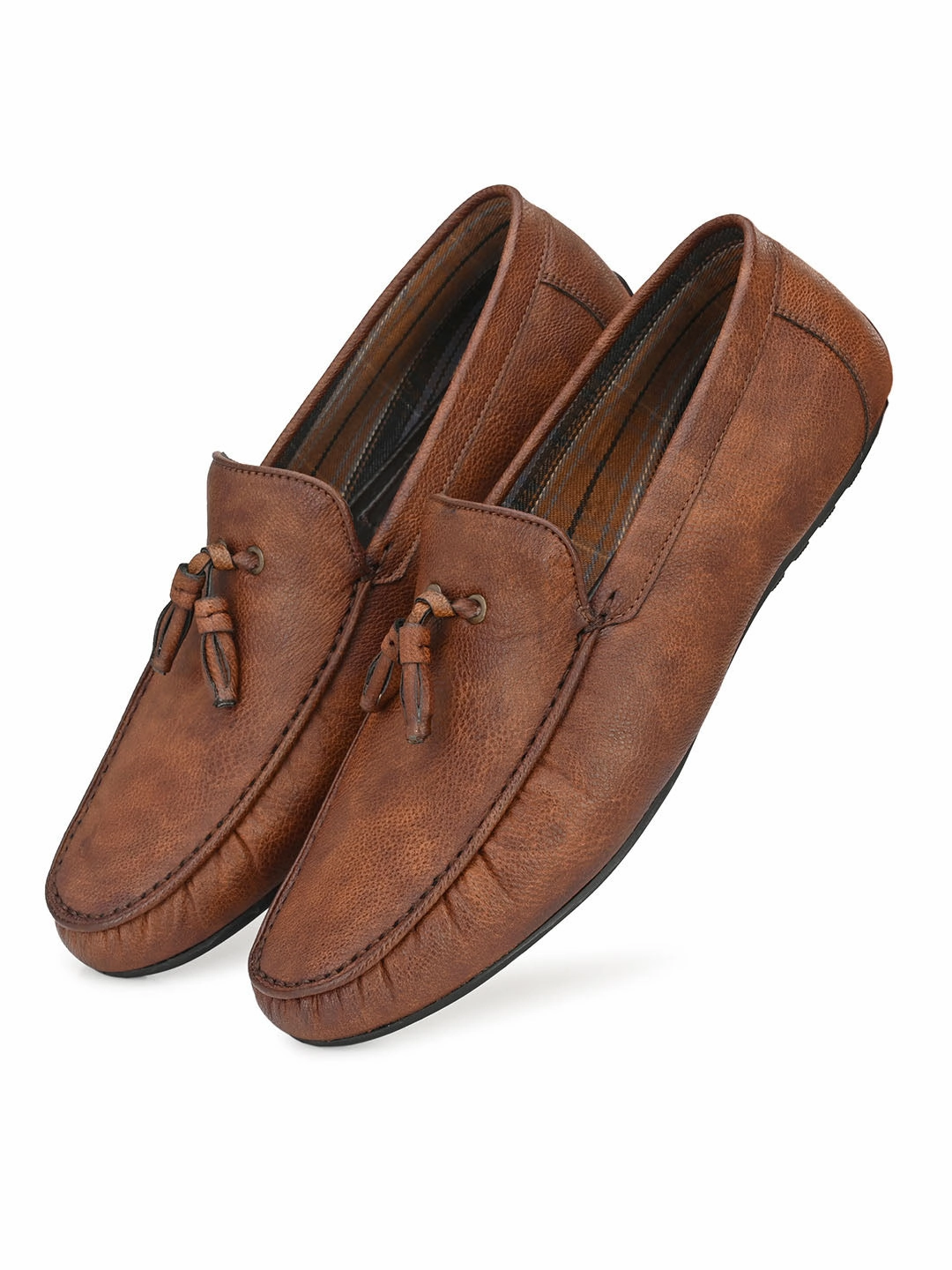 Loafers Leather Urbane Brown Tassel Loafers