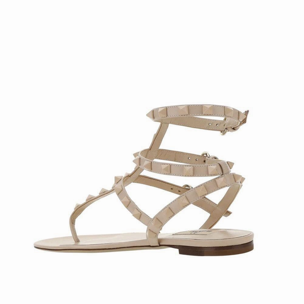 Sandals Grenada Location Valentino Garavani Multicolor Calfskin Flip-Flop Sandals
