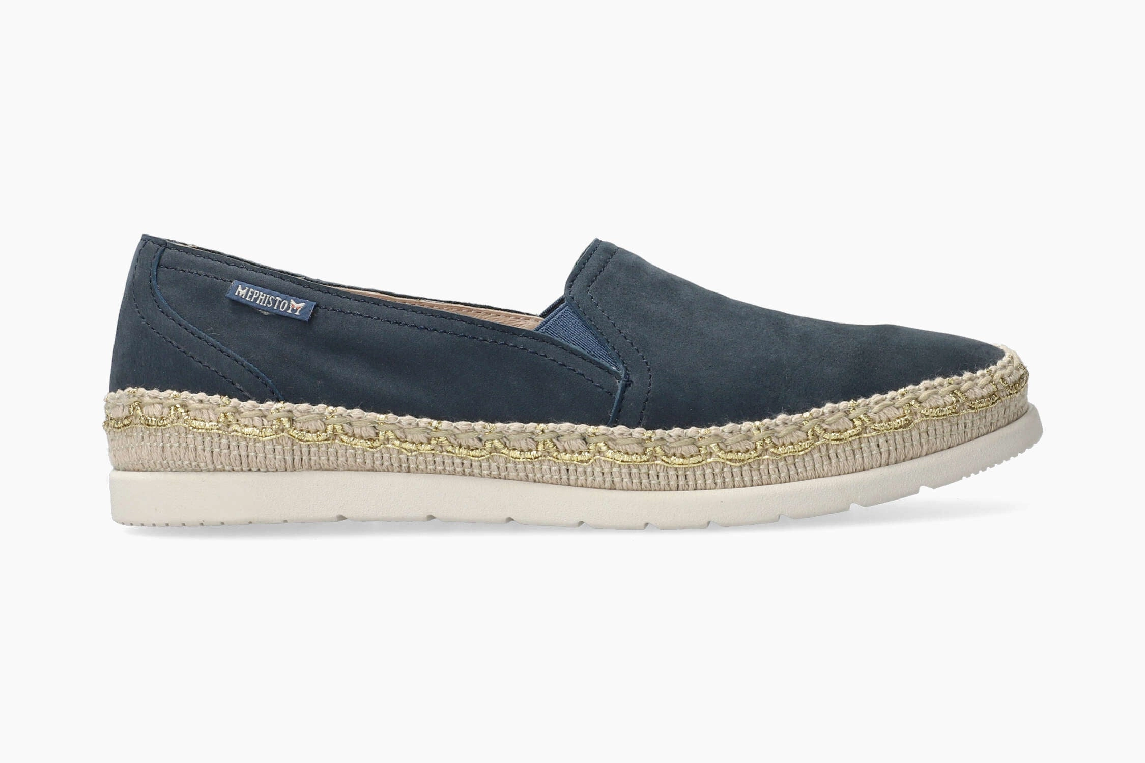 Flat Shoes With Tassels Valina - Jeans Blue
