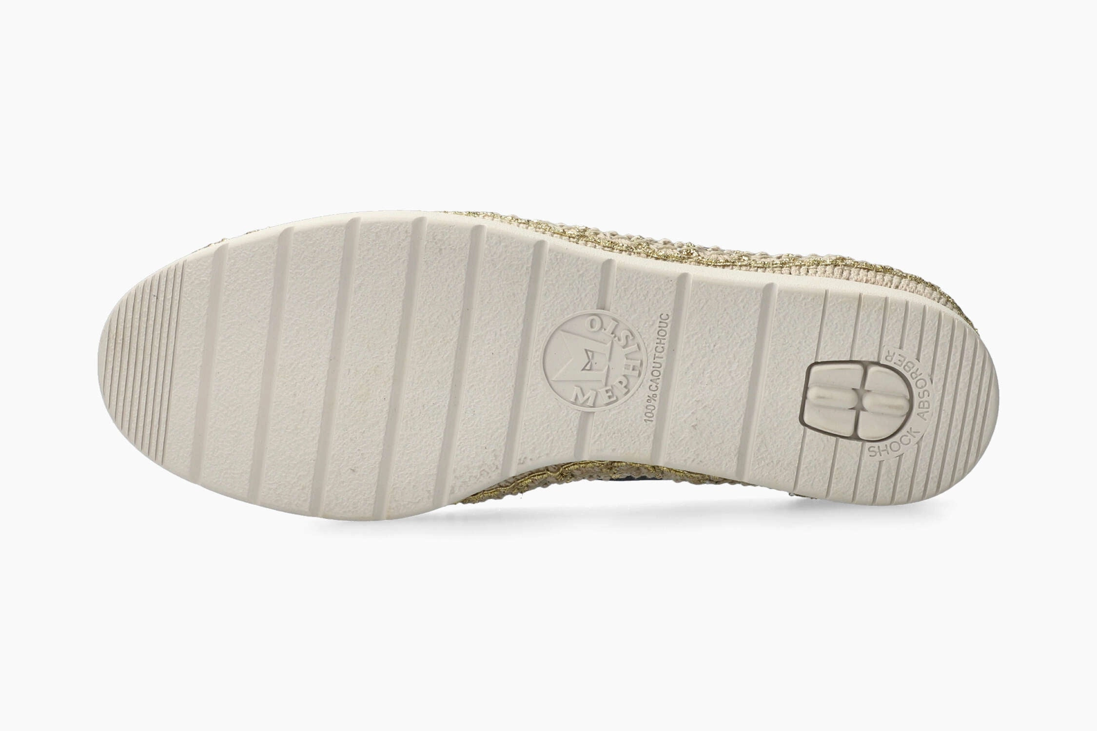 Flat Shoe Square Shoe Molding Valina - Jeans Blue