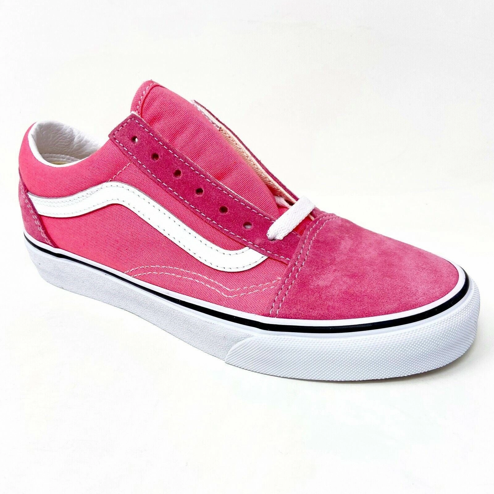 Vans Old Skool Pink Lemonade True White Womens Casual Shoes Gladstone Casual Steel Toe Work Shoe